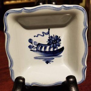 Delft Small Square Blue and White Dish